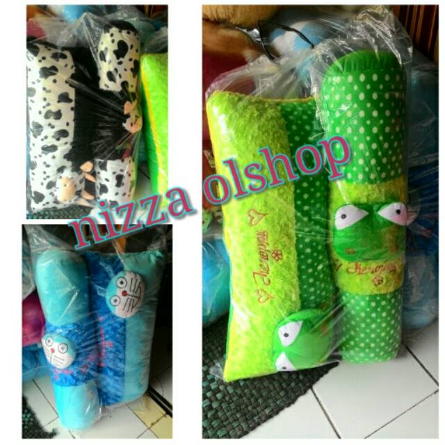 Boneka bantal cinta karakter Doraemon keropi sapi Hello Kitty ukuran jumbo besar murah bonekanizza