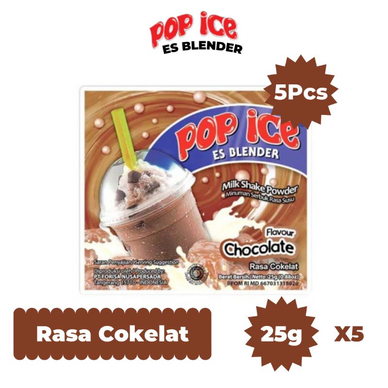 

Pop Ice Rasa Cokelat 25g X 5 Pcs