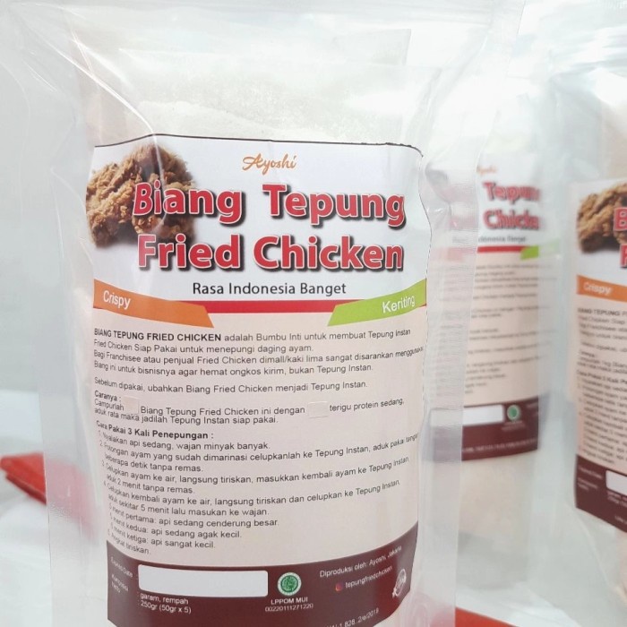 

TERLARIS Biang Tepung Fried Chicken Super Wangi, HALAL MUI, Crispy Keriting