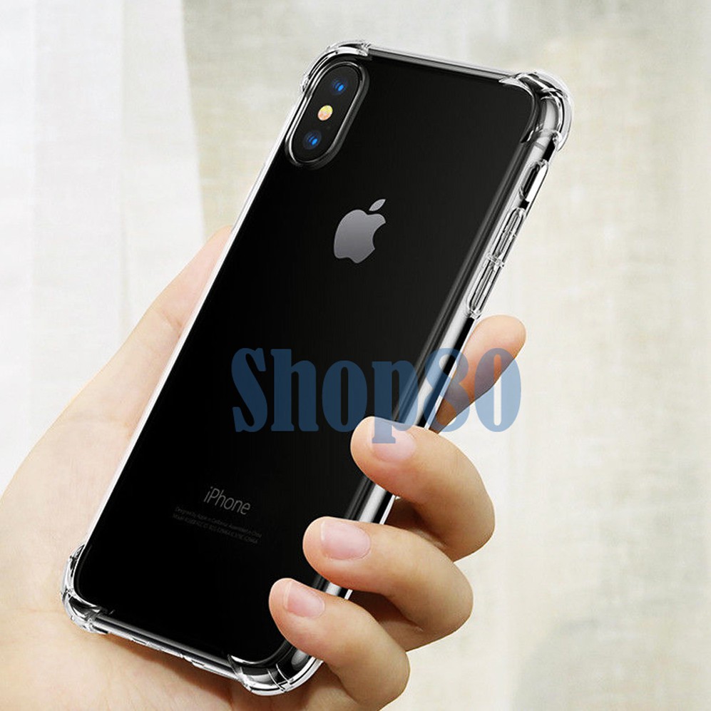 Soft Case iPhone 12 Mini 11 Pro X XS Max XR 7 8 Plus Anti Crack Shock Silicone Casing Softcase