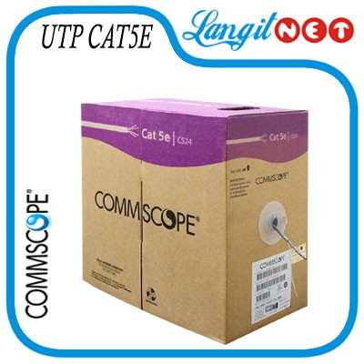 COMMSCOPE CABLE UTP CAT 5E (WHITE) /BOX