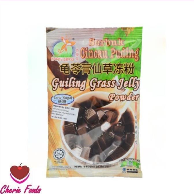 

$+$+$+$+] Happy Grass Serbuk Cincau Pudding/ Guiling Grass Jelly Powder 110g