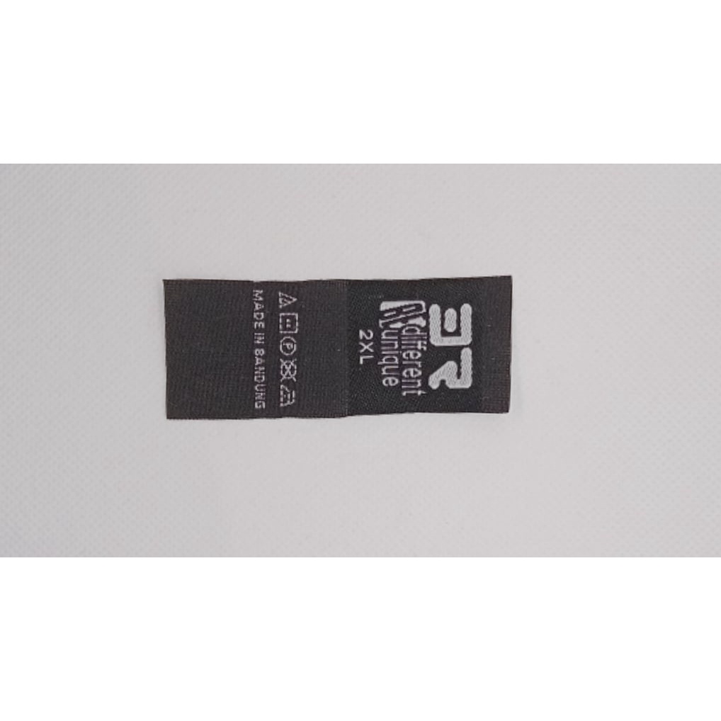 label woven/sattin printing/pita/logo/tapeta/jasa pembuatan label baju