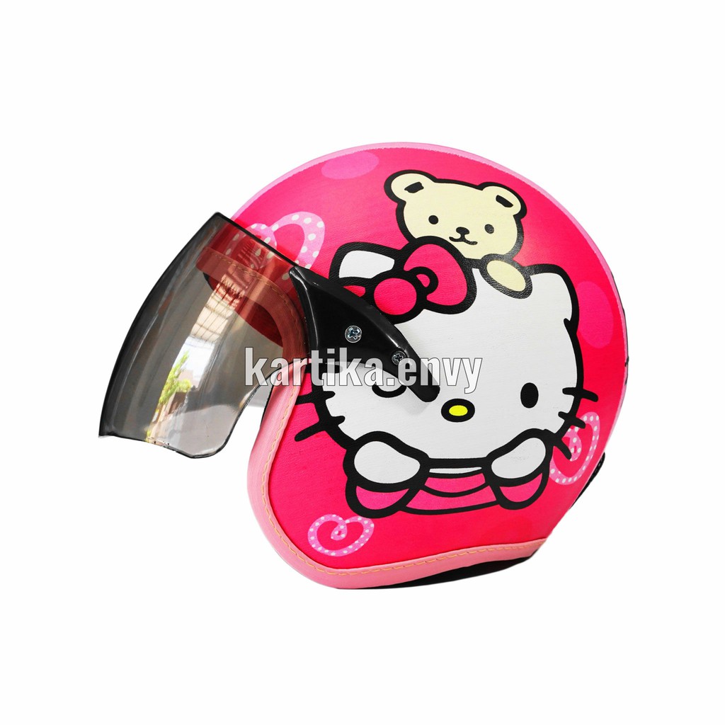 TERBARU Helm Anak Standart Usia 3-7th model Scoopy Motif Karakter