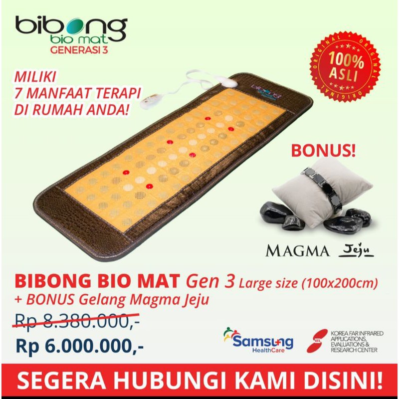 Bibong bio mate gen 3 large + free 1 gelang magma jeju