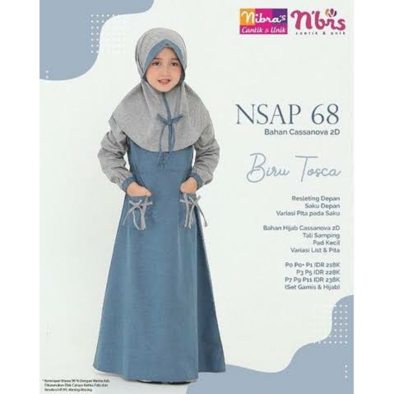 PROMO Gamis Anak Nibras Ori/Gamis NSA 68/gamis anak
