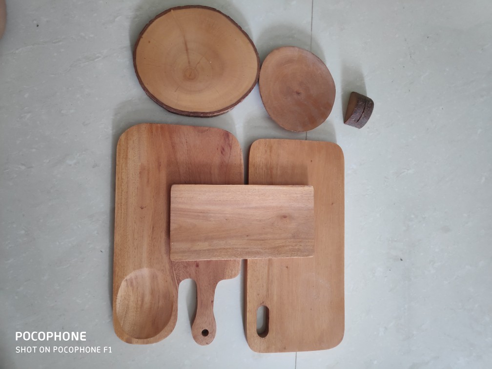 Talenan 30x15cm 014 Talenan Kayu Modern Cutting Board Chopping Board