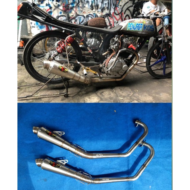 Knalpot HEREX short 200cc leher bawah