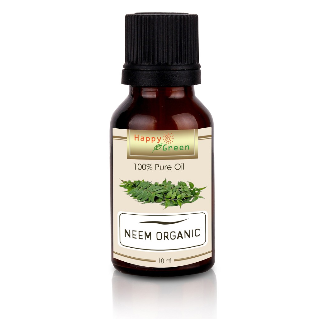 Happy Green ORGANIC Neem Oil (10 ml) Minyak Mimba Organik Azadirachta