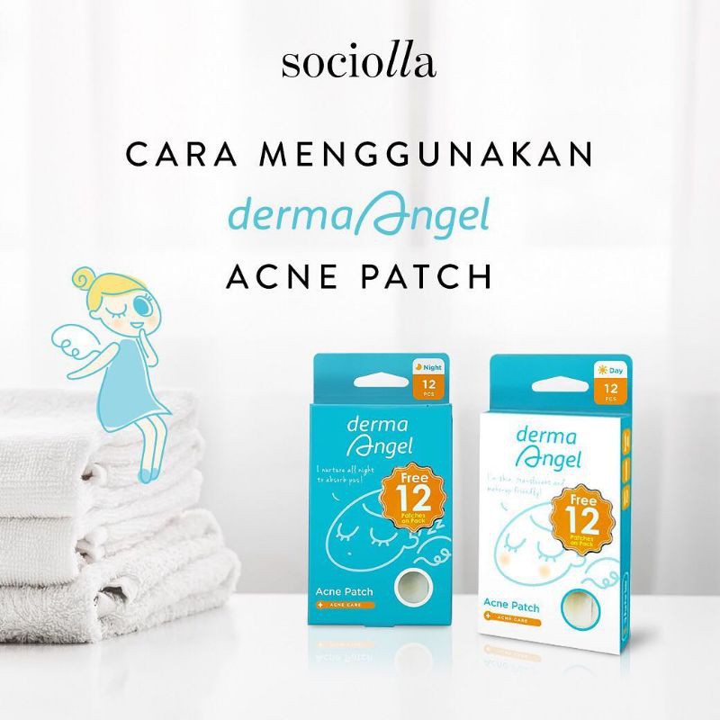 [BPOM] Derma Angel Acne Patch (Day/Night/Mix) / Salicylic Acid