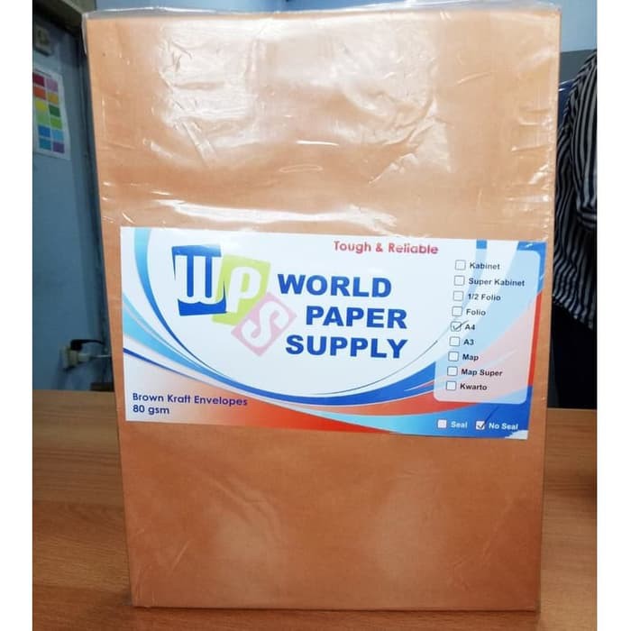 

Amplop Coklat Ukuran A4 WPS ( 30 x 22 cm )