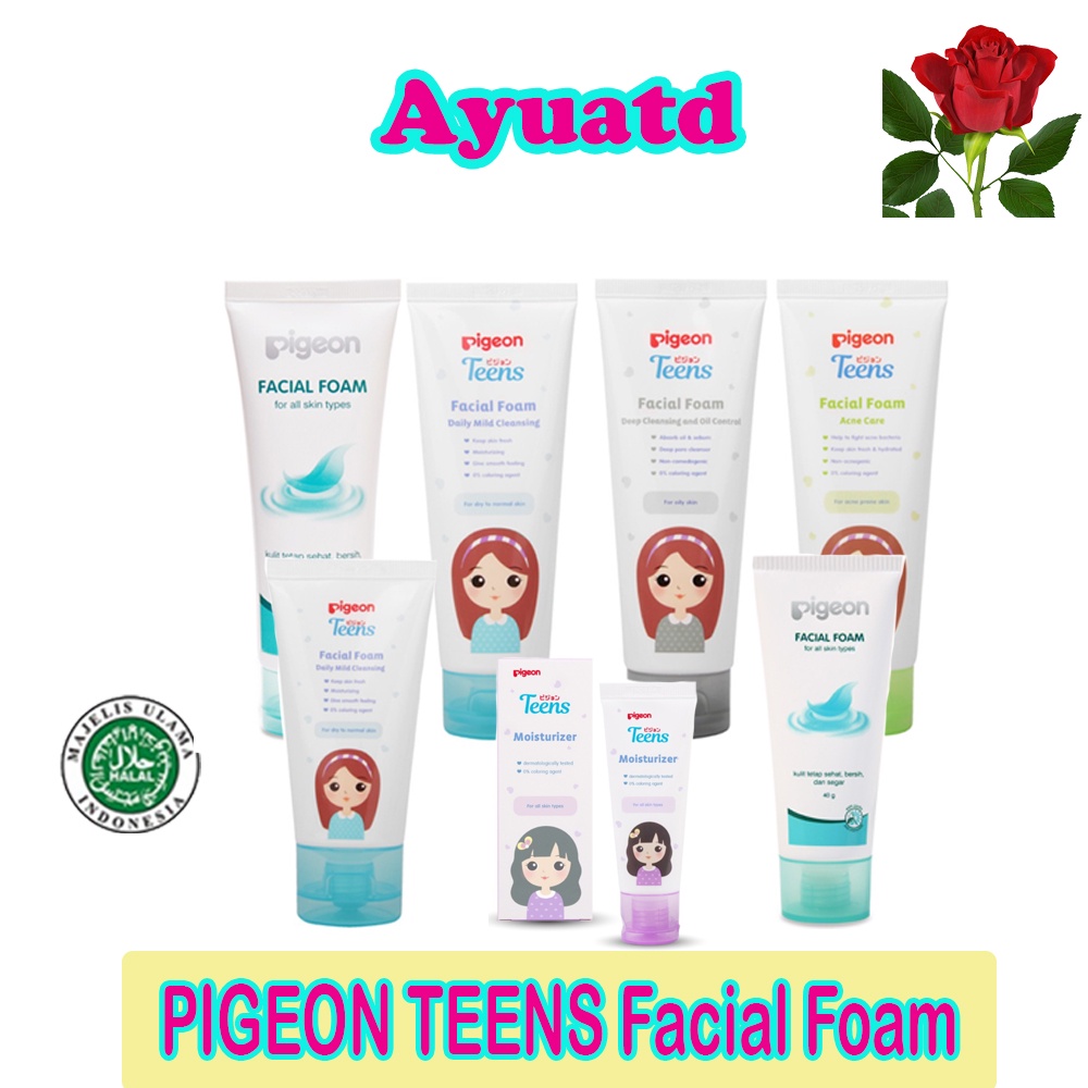 PIGEON TEENS / Kaila Beauty Facial Foam / Daily Facial Foam / Anti Acne Facial Foam / Oil Control Facial Foam ORIGINAL BPOM