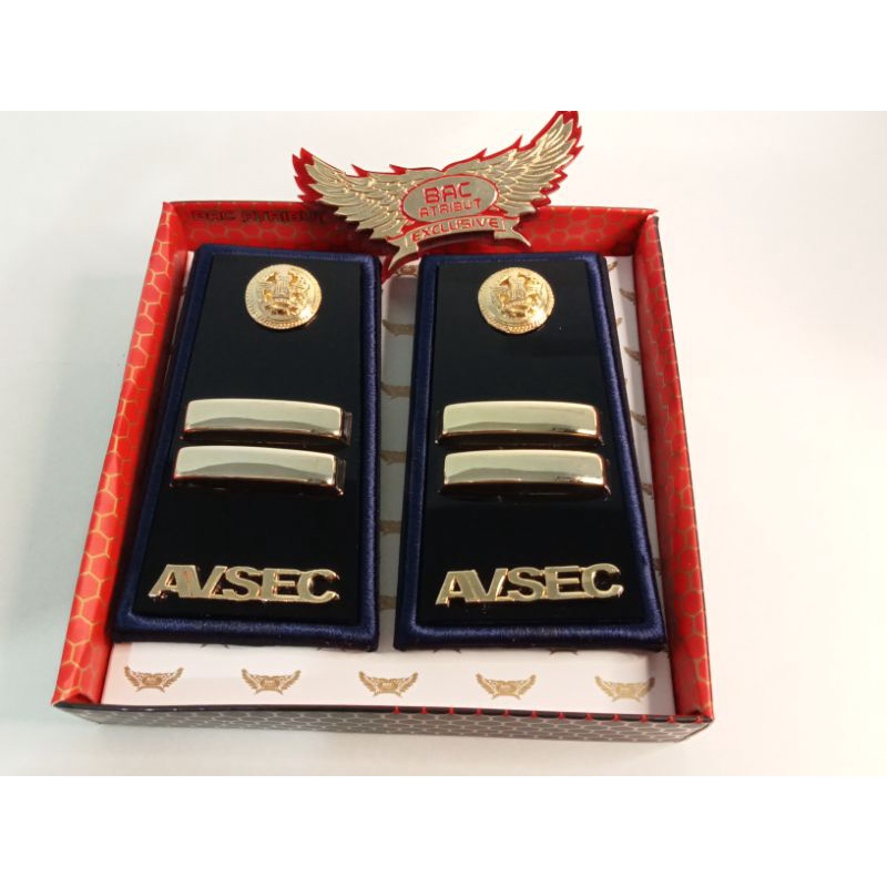 Pangkat Pdh Avsec Bar 2 Kuning Emas