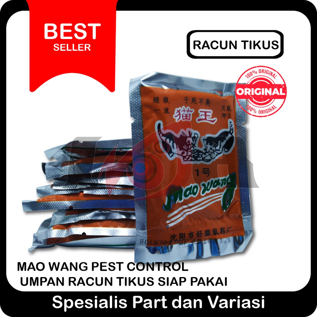 Racun Tikus Mao Wang Pest Control Obat Ampuh Mati Kering