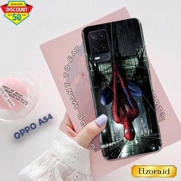 Case Oppo A54 - Casing Oppo A54 - Case Spiderman  - Case Cewek - Case Cowok - Case Hp - Casing Hp - 
