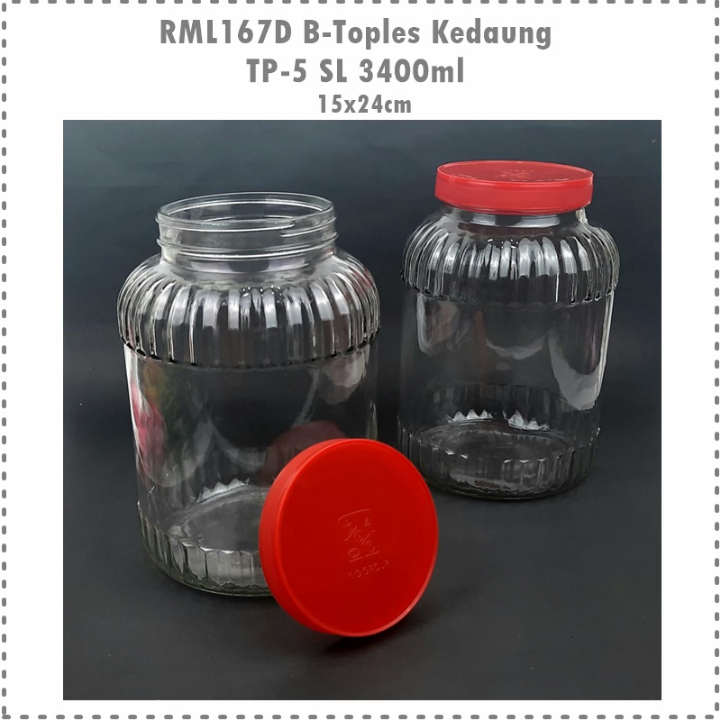 Toples Cendol/Toples Jadul/Toples Es Campur Kaca Kedaung TP-5 SL KIG 3400ml