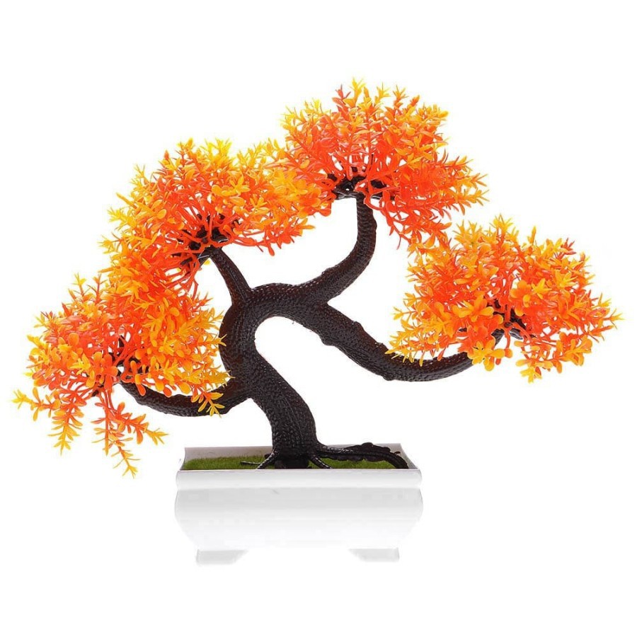 pohon bonsai sunset hiasan plastik artificial artifisial