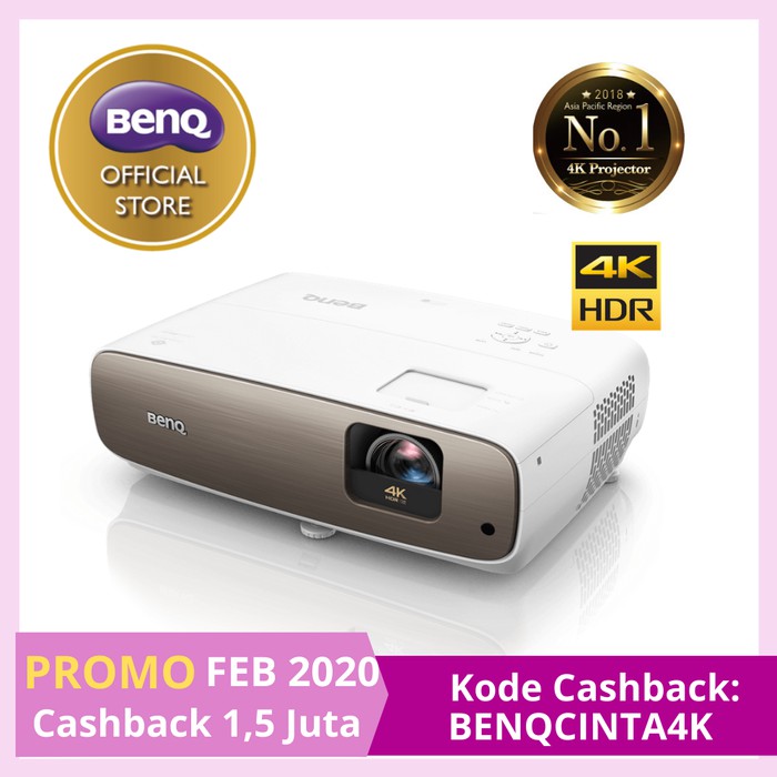 Diskon Proyektor BenQ W2700 True 4K HDR DLP UHD Short Throw Home Projector