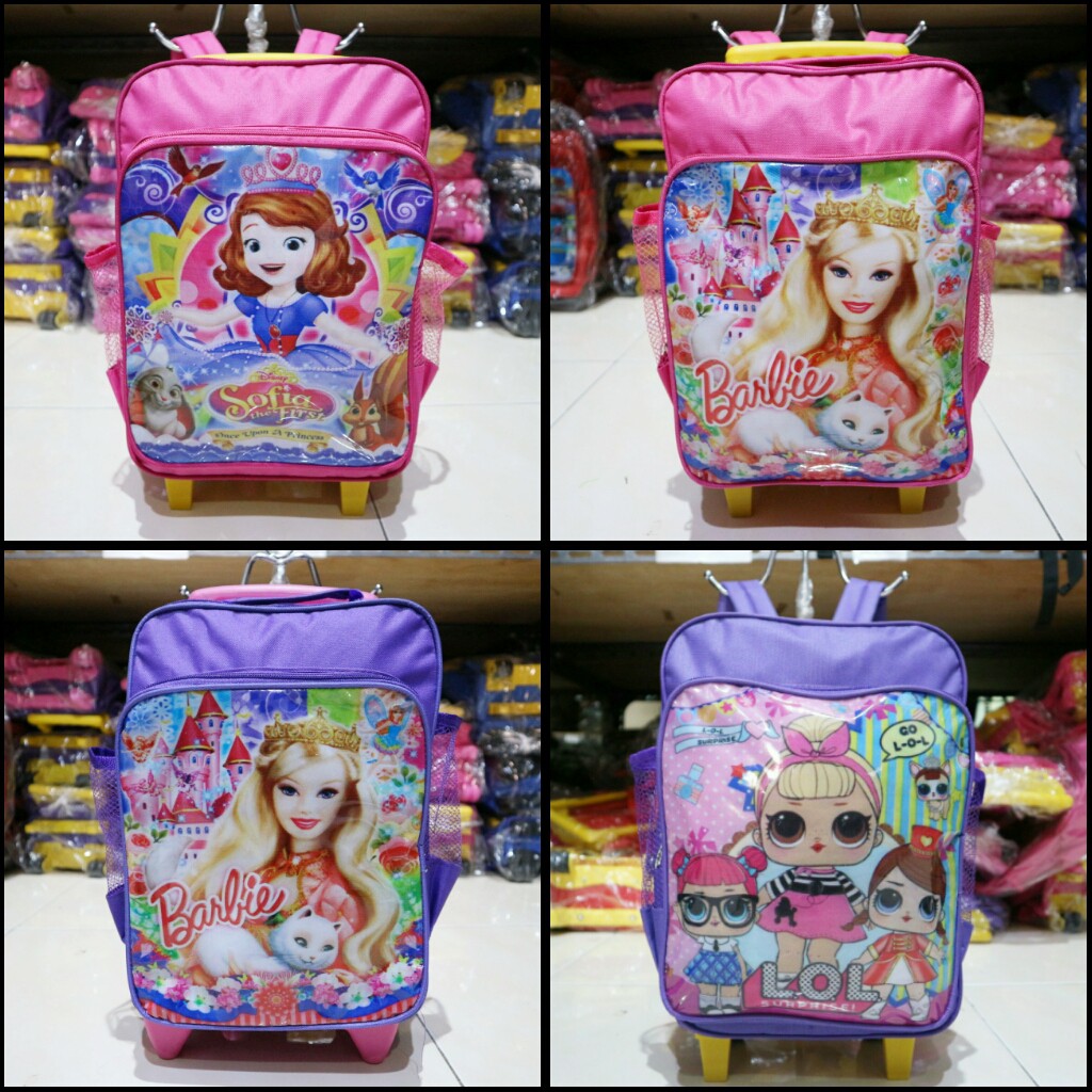 OBRAL DISKON PROMO Tas Ransel Anak Sekolah Dorong Troli