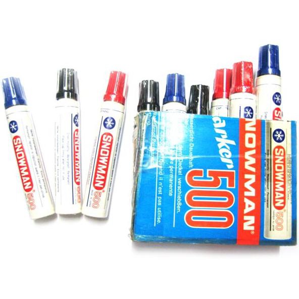 

SPIDOL JUMBO BESAR SNOWMAN 500 PERMANENT MARKER ( PERMANEN )
