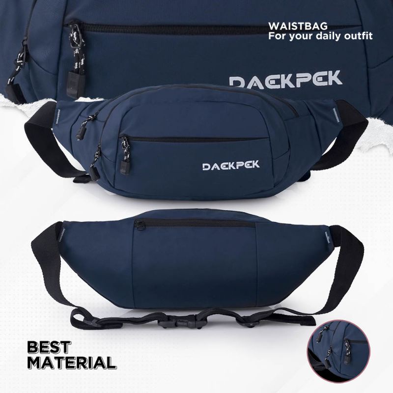 ARGL Tas Selempang Waistbag Pria Anti Air Tas Pinggang Cowok Kecil Waterproof