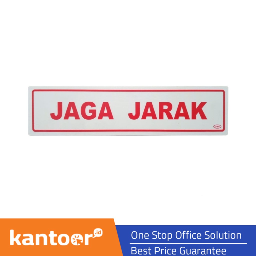 

GM LABEL JAGA JARAK UK 5 x 20 CM