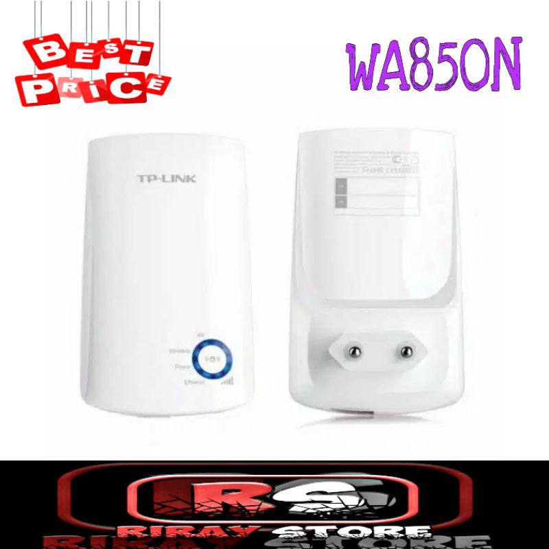 Extender Penguat Sinyal Wifi Tp link TL WA850RE Wireless N 300Mbps Original