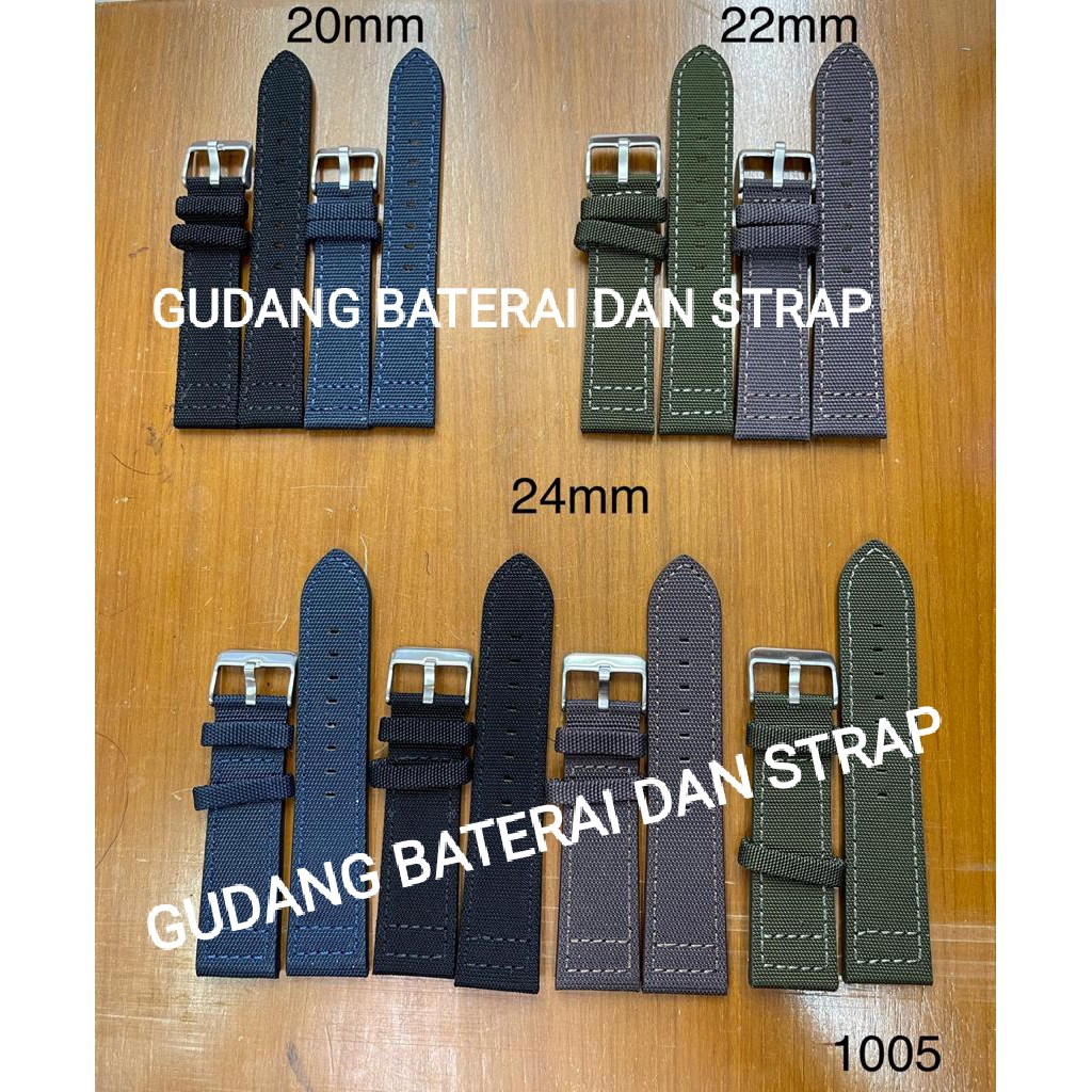 

Tali Kulit Motif Nylon 01005 Ukuran 20-22-24MM