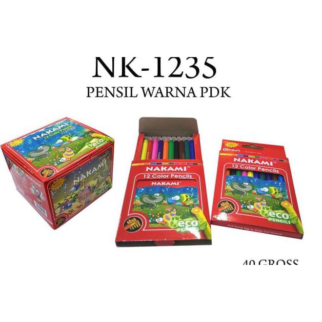 

Pencil Colour /Pensil Warna Nakami 1235 Pendek Best Seller