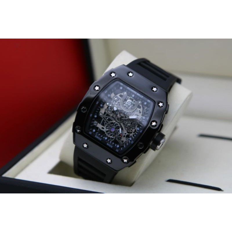 JAM TANGAN  PRIA SPORT RUBBER PREMIUM RM JS024 KW SUPER