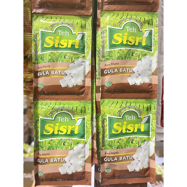 Jual Teh Sisri Gula Batu Minuman Serbuk Renceng Isi 10 Sachet Shopee Indonesia 2091