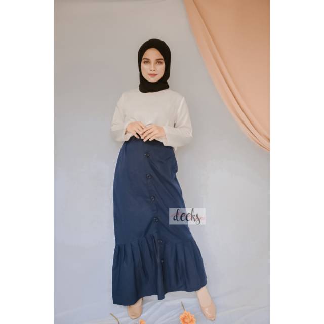 Hana Skirt (Ruflle skirt termurah)