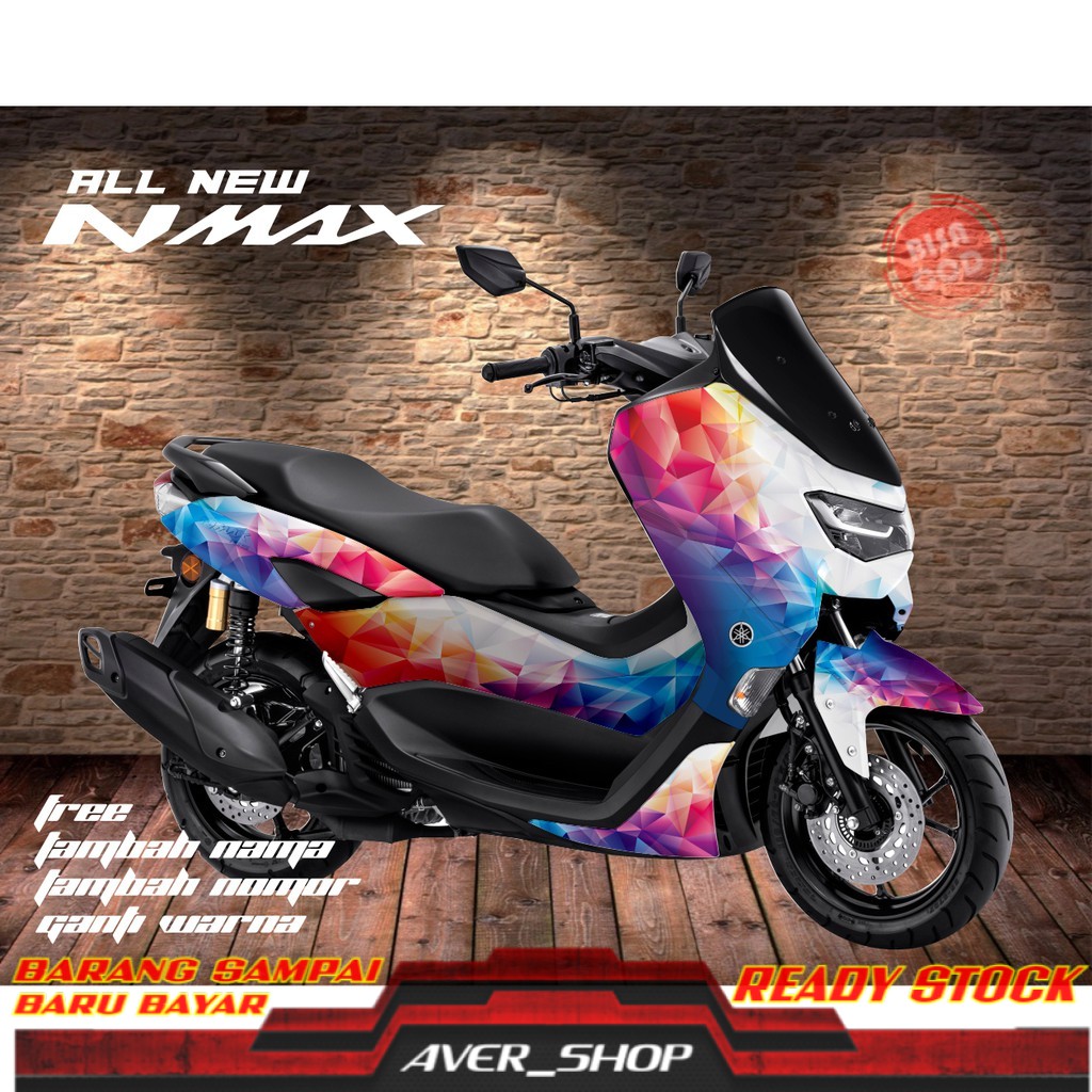 Decal new nmax full body Striping motor nmax 2020 full body Stiker motor variasi