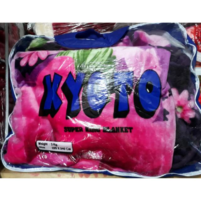 Selimut bulu jumbo kyoto 220x240