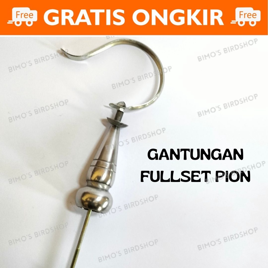 GANTUNGAN SANGKAR BURUNG FULLSET CANTOLAN KANDANG CENGLUNG PION SANGKAR KOTAK MURAI KOSAN