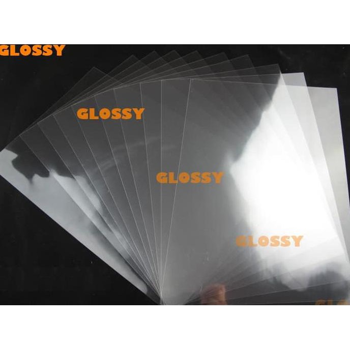 

ITERLARISl Clear PET FILM / PLASTIK TRANSPARAN / OHP FILM 110 gsm