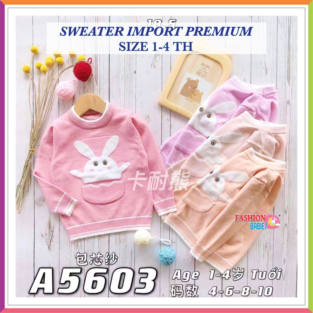 ❤ Fashionbabies ❤ SWEATER RAJUT IMPOR PREMIUM OBLONG KARAKTER