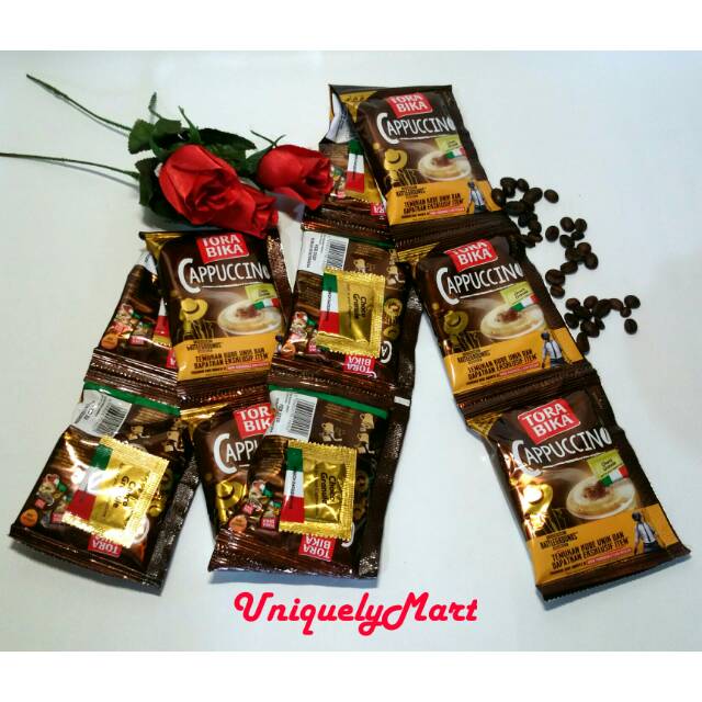 

TORABIKA CAPPUCCINO with Choco Granule - Kopi Instant Toraccino 1 Renceng isi 10 sachet @25gr