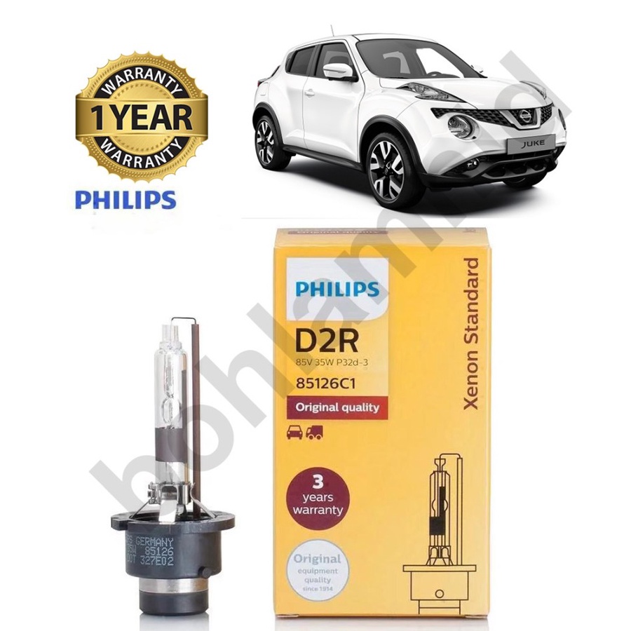 Bohlam Lampu HID PHILIPS D2R Nissan Juke Original Garansi 1Tahun