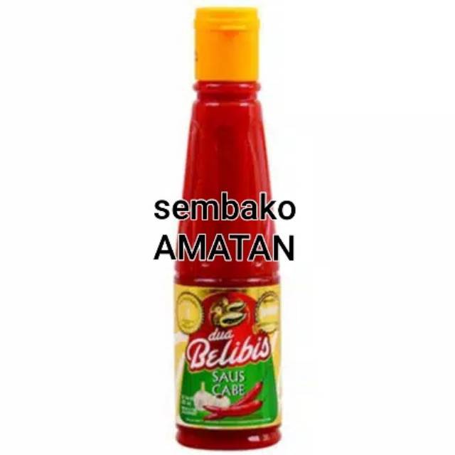 Saus Dua Belibis Botol 135 Ml / Saus Cabe