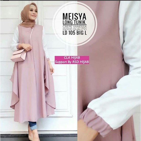 baju nisa sabyan Tunik simpel || tunik murah || baju remaja || Meisya tunik