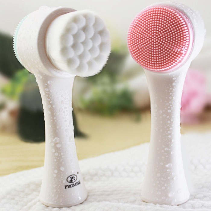 Facial Wajah / Facial Brush / alat perawatan wajah Mesin Pembersih Muka Elektrik 3 warna