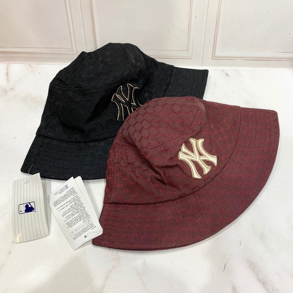 TOPI BUCKET HAT GUCCI GG X NY PREMIUM