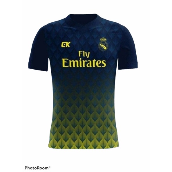 Baju Bola Printing kaos jersy Bola printing club' Real madrid