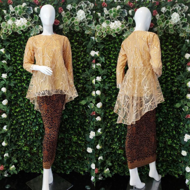 TUNIK KEBAYA WISUDA/KEBAYA PESTA MODERN/KEBAYA LESTI