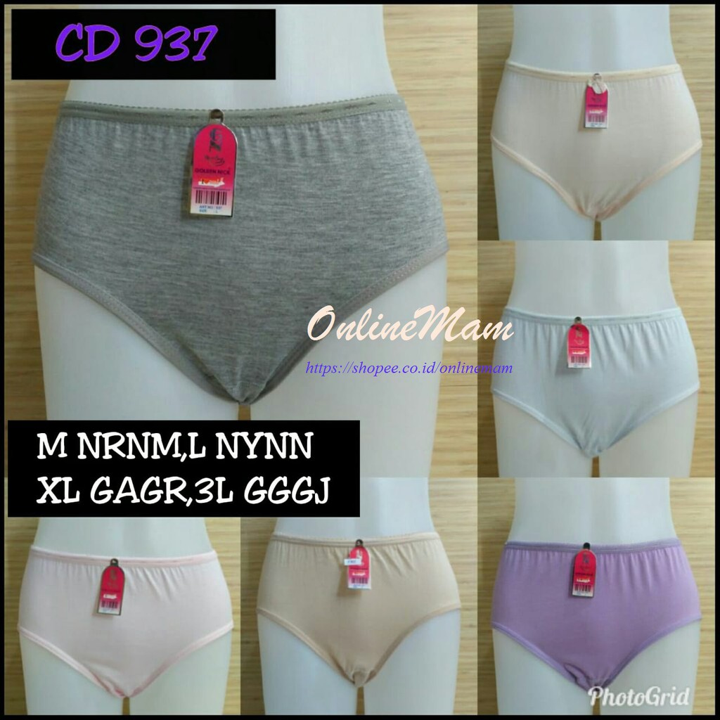 Celana Dalam Wanita Golden Nick GN 937 &amp; 939 / CD Cewek Perempuan Golden Nick GN 937 &amp; 939