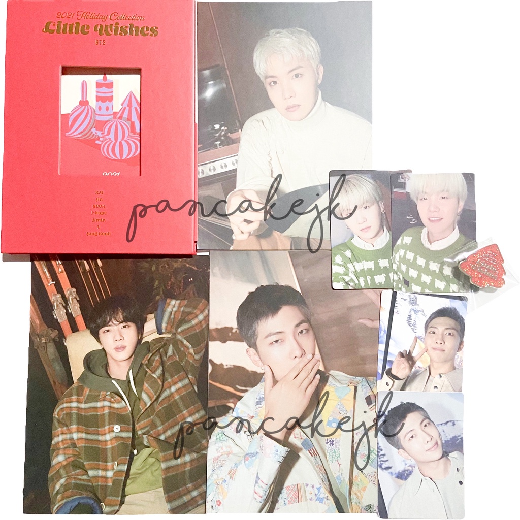 [ READY‼️ SHARING ] bts bangtan little wishes christmas 2021 mini photocard [ rm suga ] photobook ji