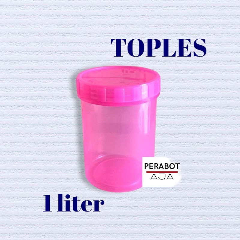 TOPLES PLASTIK 1 KG TUTUP DRAT / ULIR / PUTAR KEDAP | TOPLES KUE