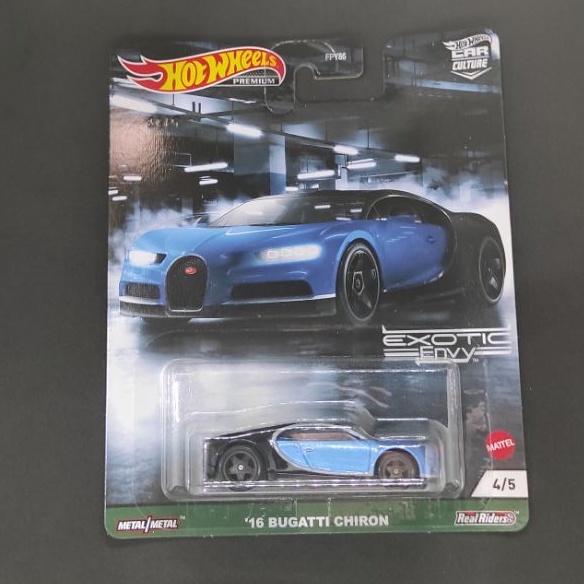 hotwheels premium exotic envy bugatti chiron