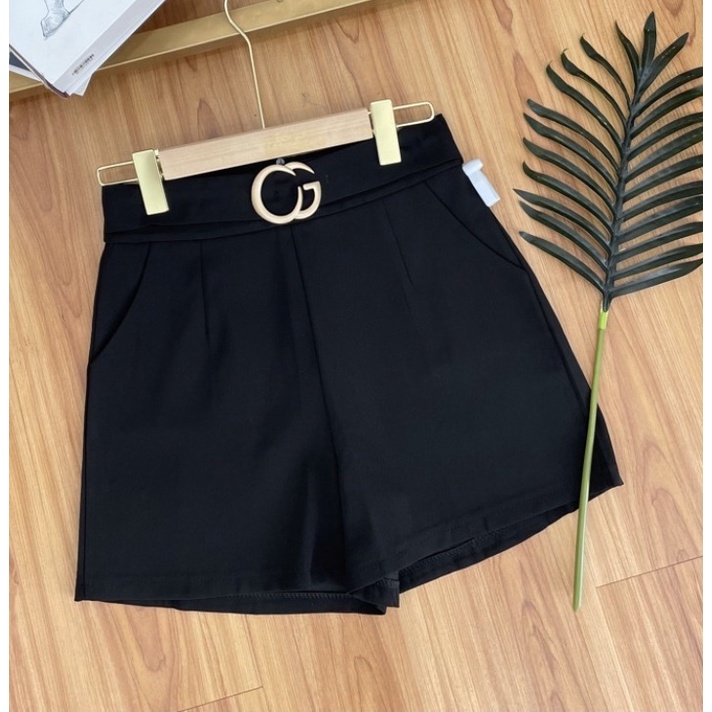 SHORT PANTS BELT / CELANA PENDEK WANITA